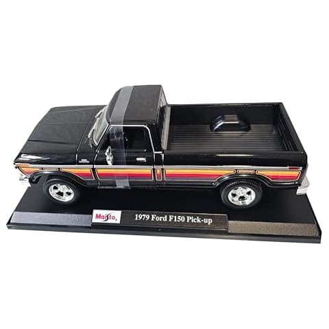 koenig-tom Maisto 1979 Ford F150 Pick-up 1/18 DieCast Model Special Edition #31462, Black Cover
