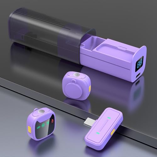 Micrófono lavalier inalámbrico reducción de ruido para smartphone 6