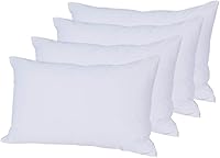 Vista 1 de Bedecor Paquete de 4 protectores de almohada estándar con cremallera, fundas de almohada impermeables, a prueba de polvo, con agujeros transpirables