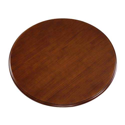 Tocadiscos de madera resistente Ø24 35 pulgadas/60 90 cm, rodamientos silenciosos para mesa de comedor grande, bandeja giratoria de cocina fácil para compartir alimentos
