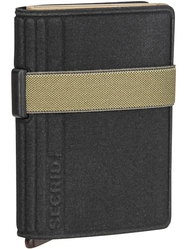 Secrid Liba® BLI Black Olive Credit Card Holder Wallet, Black, Minimalist
