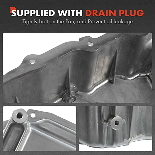 A-Premium Engine Oil Pan Sump with Drain Plug Compatible with Chrysler by A-Premium - Used condition - Image 6