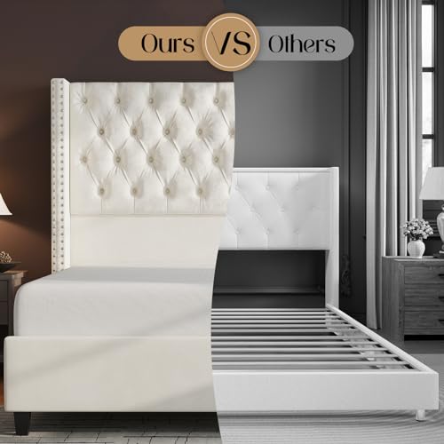 Jocisland BHB015-CA Queen Upholstered Bed Frame thumb #5