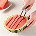 IURRDOP Watermelon Cutter Slicer Tool 3 in 1, Stainless Steel Melon Slicer & Fruit Cutter for Watermelon, Cantaloupe, Mango, Kitchen Gadget for Family, Camping, Picnic