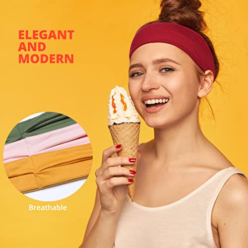 Lotus78 12 Pack Headbands For Women Yoga Elastic Hair Bands Workout Running Sport Non Slip Sweat Hair Wrap For Girls(Feel Icon) #TOP6