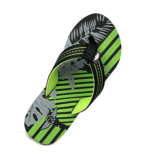 Image of REDVOLUTION New Boys' Beach Sandal TRIBAL Tattoo | Geometric Bali Flip-Flop Sandals