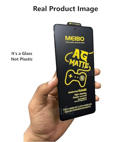 Image of WonRia Pack 1- Matte Screen Guard Protector for Infinix Note 50X 5G Matte Tempered Glass Edge to Edge [Anti-FingerPrint | Anti-Glare | Shinning Border] - (Made of Glass)
