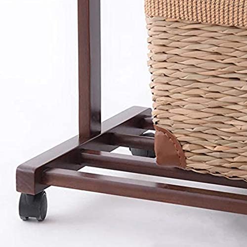 Howdia 4 Pack 1.5 Inch Nylon Plastic Replacement Caster Wheels For Cart, Swivel Furniture Wheels Floor Protecting Office Chair Casters Threaded Stem With Brake Black #TOP4