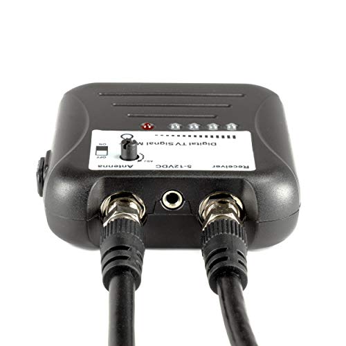 Signal Strength Meter With Adjustable Signal Strength - Digital Tv Ota Antenna Finder With Led Indicator Display And Coax Cable #TOP7