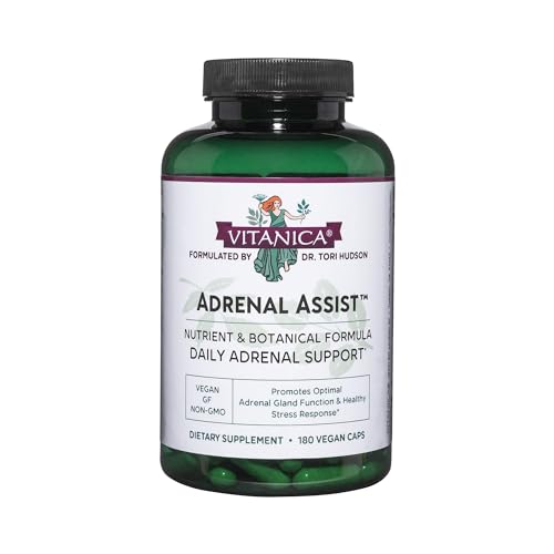 Vitanica Adrenal Assist, Adrenal Support, Vegan, 180 Capsules Vitanica Adrenal Assist, Adrenal Support, Vegan, 180 Capsules