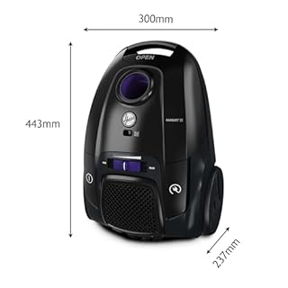 Hoover Telios Extra Lite Aspirateur Traineau avec Sac Compact Silencieux 69dBA, Puissant 700W, Capacité 3,5L, 2 Brosses Sols Durs-Tapis & Spéciale Parquet, Filtre EPA12 Lavable, Accessoires, TXLZ72HM