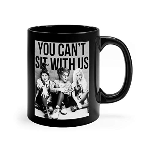 NA Taza de Hocus Pocus No Puedes sentarte con Nosotros, Taza de Hocus Pocus, Taza de Terror, película de Terror de Amigos, Pesadilla Antes de Navidad Taza de café