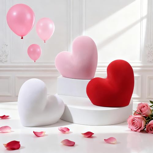 60% Off Thyle Velvet Flocked Heart Decor for Valentine's Day