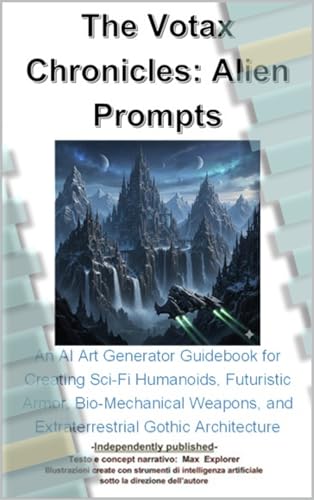 The Votax Chronicles: Alien Prompts: An AI Art Generator Guidebook for Creating Sci-Fi Humanoids, Futuristic Armor, Bio-Mechanical Weapons, and ... PROMPT ENGENIRING Vol. 4) (Italian Edition)