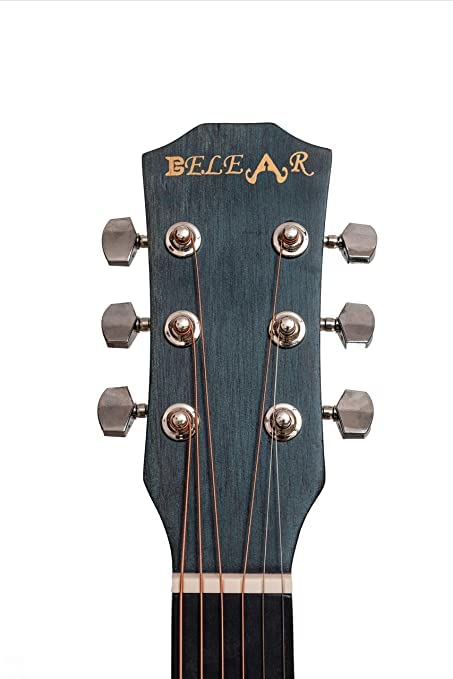 Image of I-280 38 Inch Blue Spruce Cutaway Acoustic Guitar with Dual Action Truss Rod, Bag, and Picks