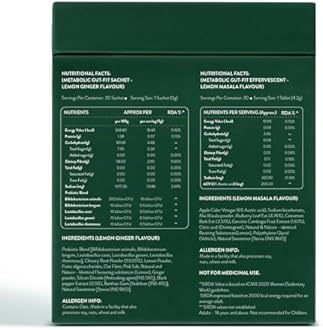 OZiva+ Advanced Metabolic Gut-Fit For Gut & Metabolic Heath | With Cinnamon Polyphenols, B420™ Probiotic, Oat Fiber Prebiotic | 60 Sachets + 60 Effervescent Tablets (Pack 2)