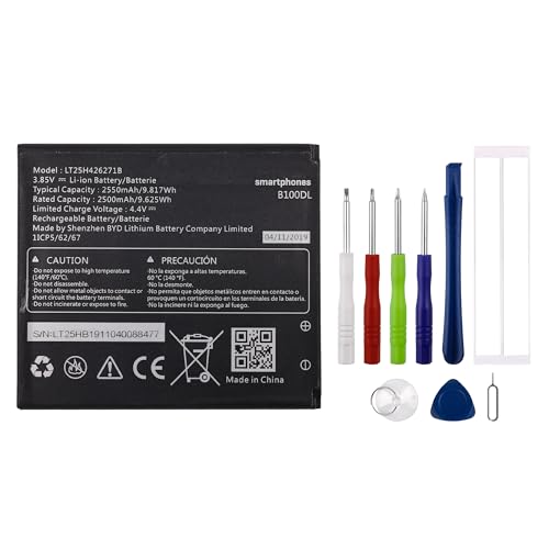 SWARK New Rechargeable Battery LT25H426271B Compatible with LT25H426271B AT&T Radiant Core U304AA/Cricket Icon with Tools