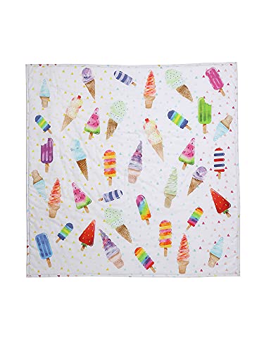 Image of Baby Jalebi Reversible Soft Organic Cotton Baby Blanket (Fruitella Pop)