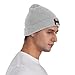 Momma Ain't Raise No Bitch Knit Hats Beanie Hat for Men Women Fashion Warm Winter Ski Cap Gray