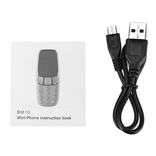 AntDau71 BM10 Mini GSM Telefon 2-i-1 med Bluetooth och Dual SIM - Röd