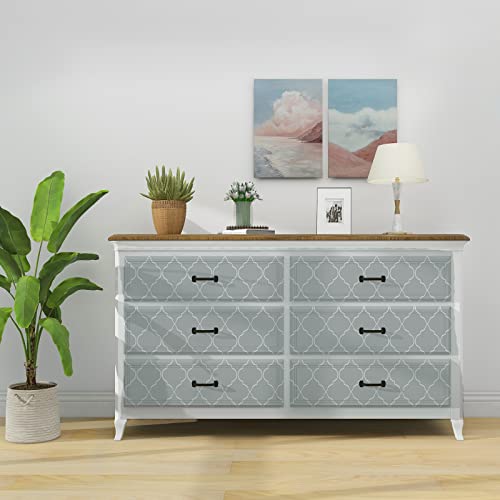 Auxua Grey Peel And Stick Wallpaper Boho,Removable Geometric Self Stick Vinyl Wall Paper,Modern Contact Paper For Bathroom,Bedroom 17.7" Ｘ394 #TOP5