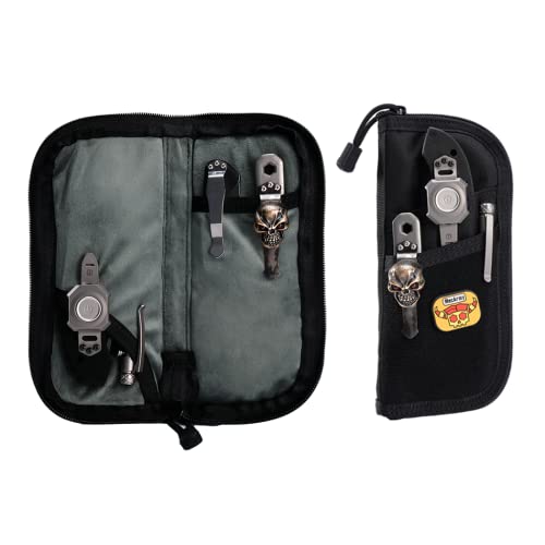 VIPERADE VE7 Tool Pouch, Pocket Organizer for Men, Small EDC Pouch with 4 Pockets, Utility EDC Organizer Pouch with DIY Patches Area, Best Protection Bag for Your EDC Gears