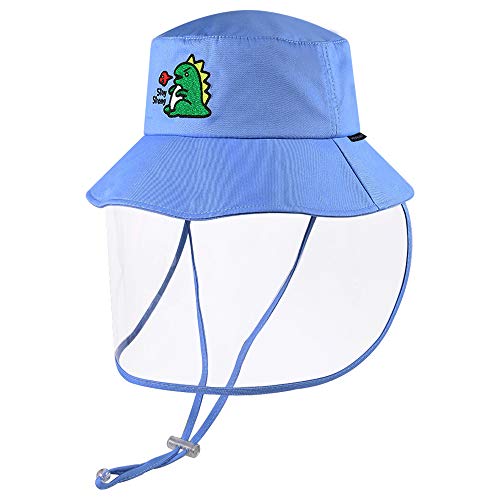 KKmoon Protetor solar externo com proteção UV Chapéu de balde de pesca removível com viseira removív