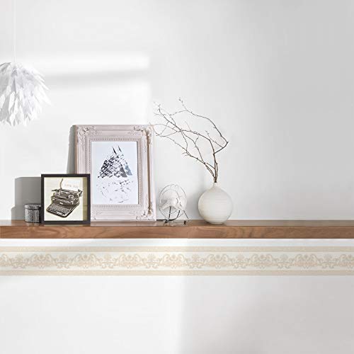Frise murale beige métallique A.S. Création, finition luxe - 4