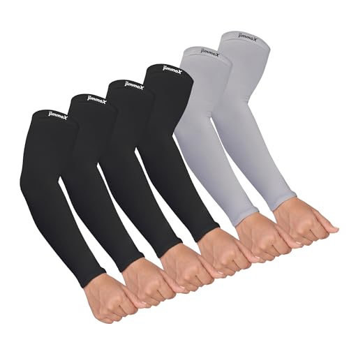 Image of Arm Sleeves for Men & Women, Sun Protection & UV Compression Hand Sleeves for Cycling, Running, Outdoor Sports & Activities, Hand Cover for Bike Riding