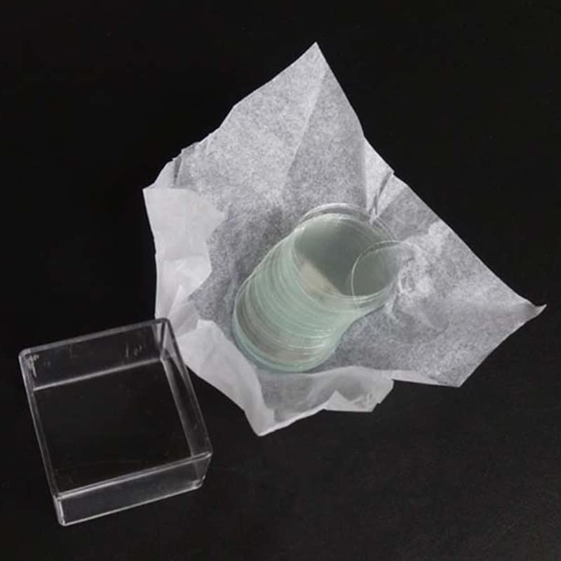Microscope 100pcs/Pack 8mm Round Microscope Slide Glass