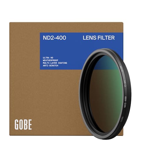 Filtro ND variable de 58 mm Gobe NDX para controlar exposición e iluminación