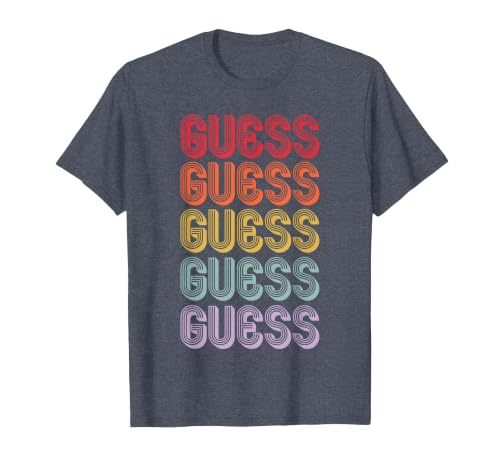 Guess T-Shirt, Men, Heather Blue, Medium