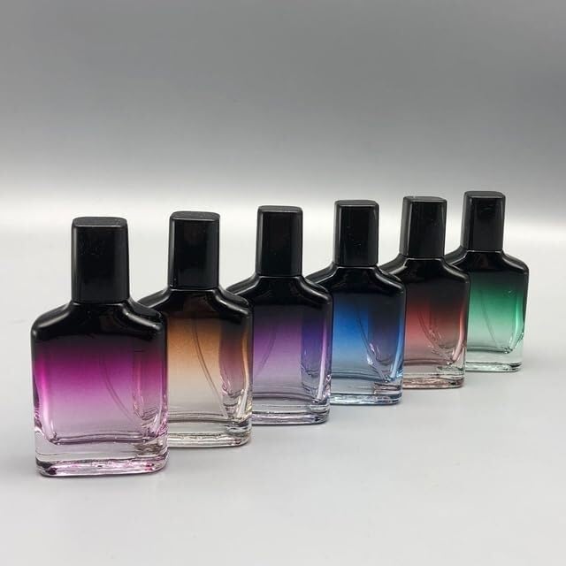 Mini butelki podróżne na perfumy, atomizer do perfum 1 szt. Butelki na perfumy 30 ml butelka z rozpylaczem Opakowanie ze szkła gradientowego z możliwością wielokrotnego napełniania Przenośny atomizer