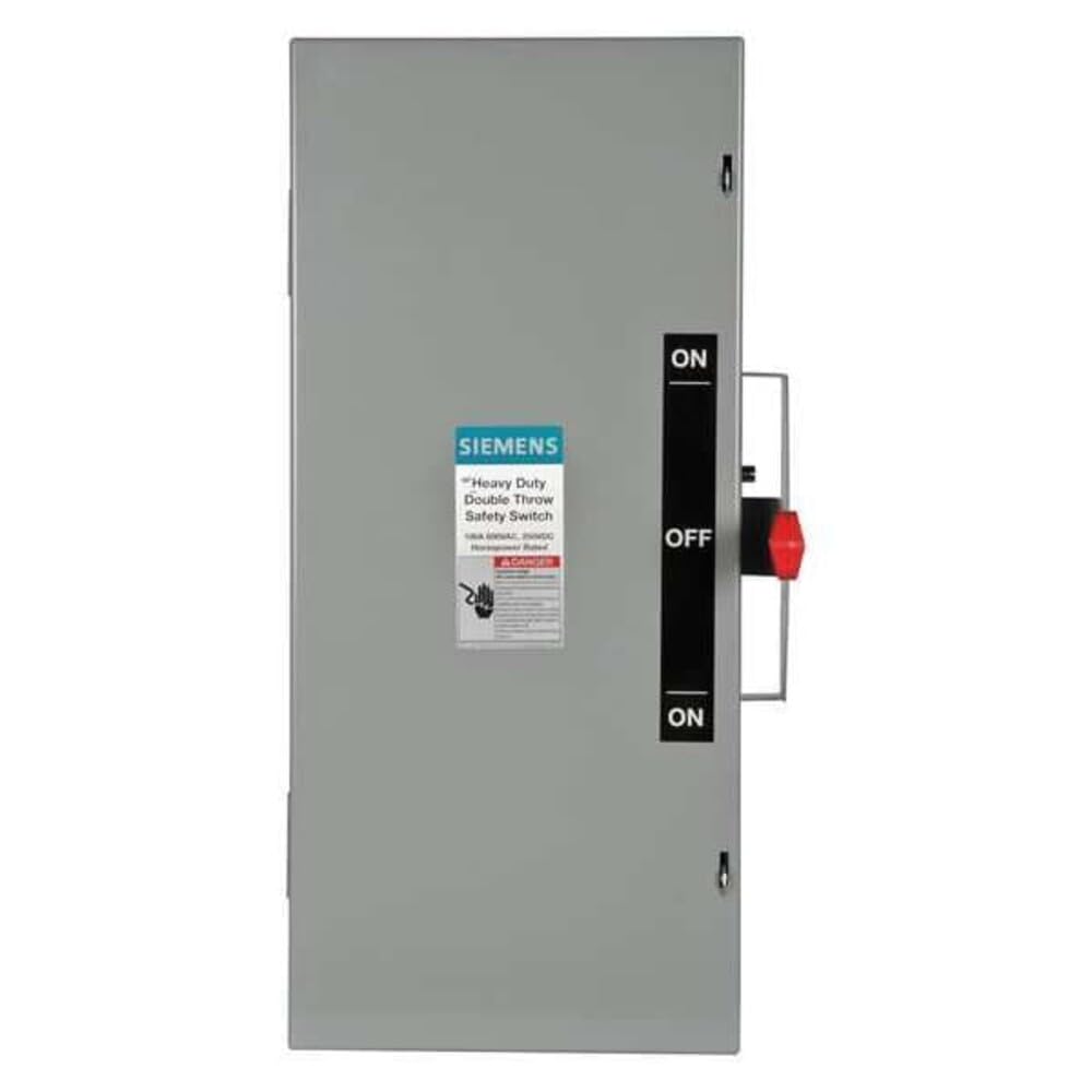 Siemens DTNF363 100-Amp, 3 Pole, 600-volt, 3 Wire, Non-Fused