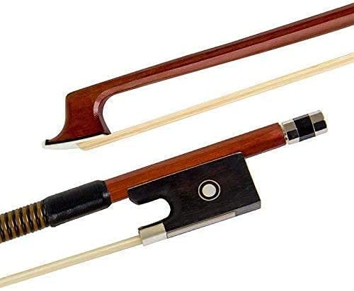 Amzz Premium 4/4 Violin Bow - Octagonal Brazilwood Stick With Ebony Frog And Mongolian Horse Hair For Smooth Performance #TOP1