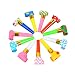 15 PCS En Plastique Papier Blowouts Sifflet Jouet En Vrac Souffleurs De Papier Toy Blowouts Enfants Jouet Anniversaire Faveurs De Fête