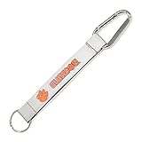 NCAA Clemson Tigers Reflective Carabiner Lanyard Keychain