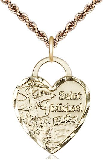 14kt Gold Filled Pendant on a 24 inch Gold Filled French Rope Chain.