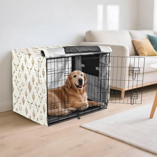 Housse de cage de chien haut de gamme protection imperméable Boho - 7