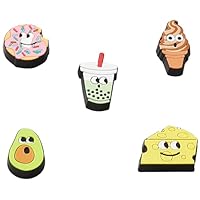 Crocs Jibbitz Charms, Lights Up Food Friends 5 Pack