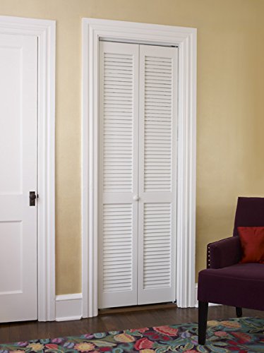 Ltl Home Products 810426 Louvered Bifold Interior Wood Door, 30 Inches X 80 Inches, Unfinished Pine #TOP1