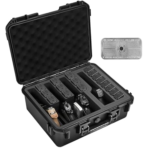 LOTOCASE Handgun Case for 4 Pistols Cover