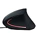 Wolf War Ergonomic Mouse High Precision Optical Vertical Mouse Adjustable DPI 800/1200 / 2400/3200 Wired Computer Mouse