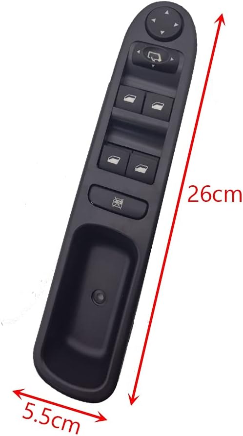 パワーウィンドウスイッチ プジョー307パワーウィンドウコントロールスイッチカーアクセサリー用ウィンドウリフタースイッチボタン ドア コントロール スイッチ  プジョー 308 2007-2013 508 2009-2017 ウィンドウリフターボタンパワーウィンドウス パワーウィンドウ ... ウインドウリフタースイッチ にとってプジョー 307 307 SW 307 CC 2003-2014 6554.KT パワーウィンド