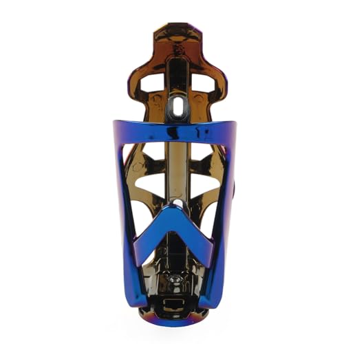SIKUAI Portavasos para Manillar con Revestimiento Azul de Titanio Quemado, Soporte para Botella de Agua para Bebidas para una variedads y Motocicletas, Estilo A