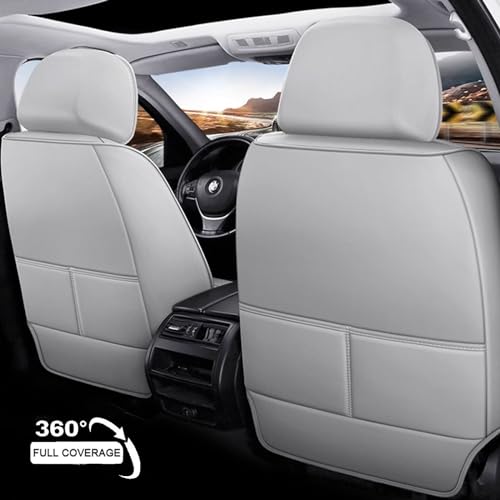 Housse de siège voiture imperméable en cuir respirant gris noir pour Mazda 6 et CX-5 - 3