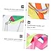 WHAMVOX 2m Artistic Gymnastics Ribbons 6pcs Set Colorful Dance Streamers for Kids Non-Slip Handle for Rhythmic Dancing and Performance