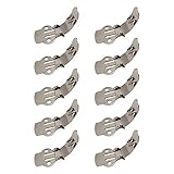 Facile à utiliser Dorime 10pcs fleur en acier inoxydable Chaussures Clips Argent Or Couleur bricolage Craft Buckles pour tous les types de chaussures de taille moyenne