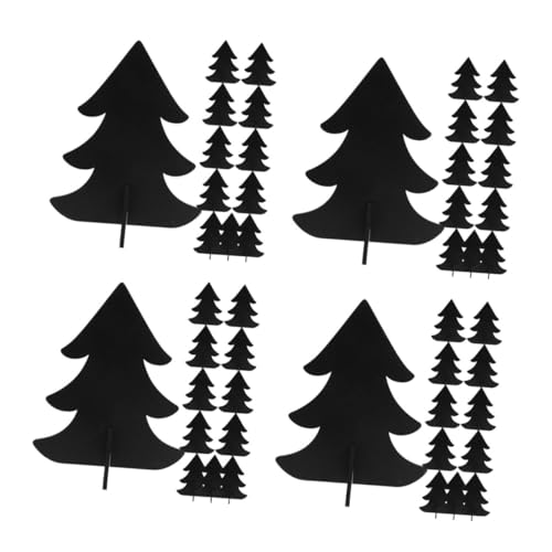 Mini tableaux effaçables de Noël lot de 48 étiquettes réutilisables ABOOFAN