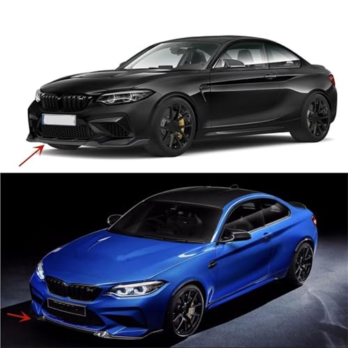 Diffuseur de pare-choc avant pour BMW M2 F87 protection look carbone - 4